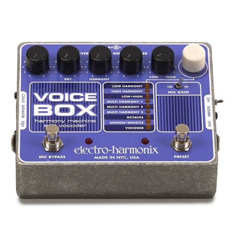 electro harmonix voice box adapter|harmony box for singing.